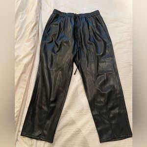 zara leather pants